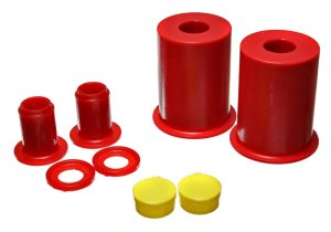Ford Mustang Control Arm Bushing Set - Front - Energy Suspension - Performance Polyurethane - Red - `05-`13 Ford Mustang Control Arm Bushing Set - Front - Energy Suspension - Performance Polyurethane - Red - `05-`13